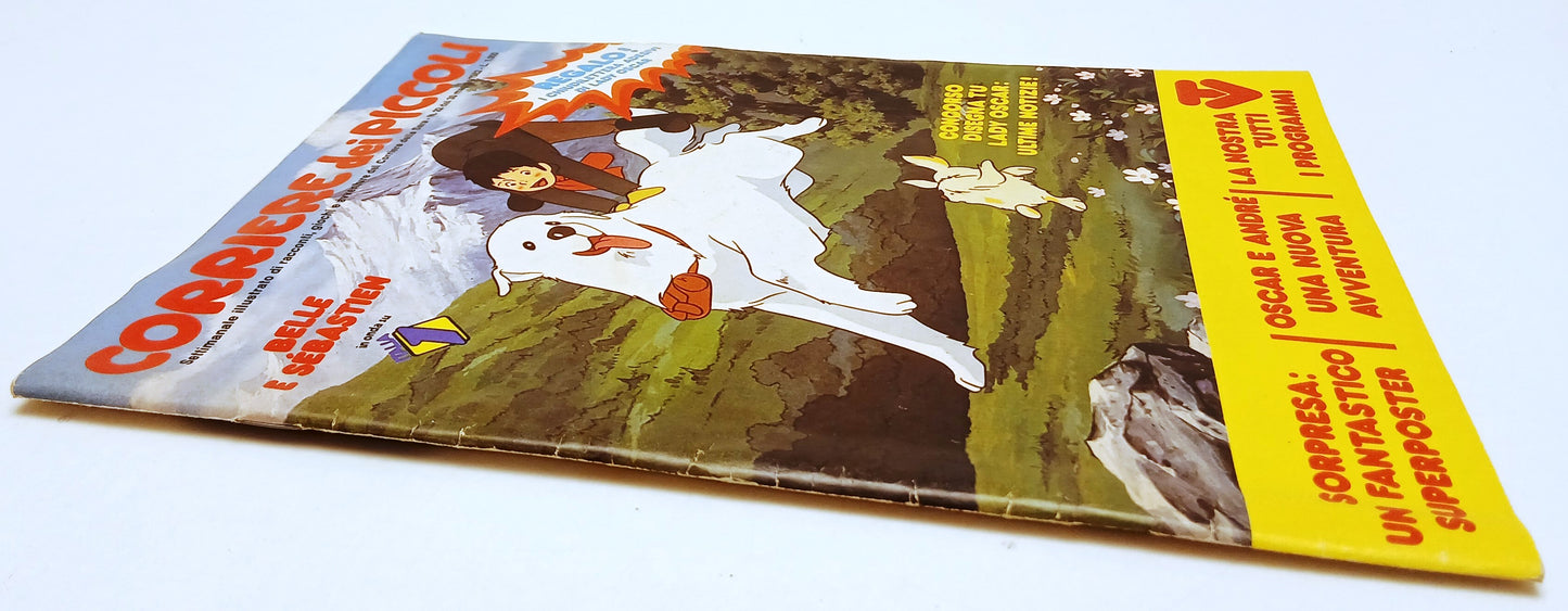 FR- CORRIERE DEI PICCOLI N.22 POSTER BELLE E SEBASTIEN - 1982 - S - RVSa806