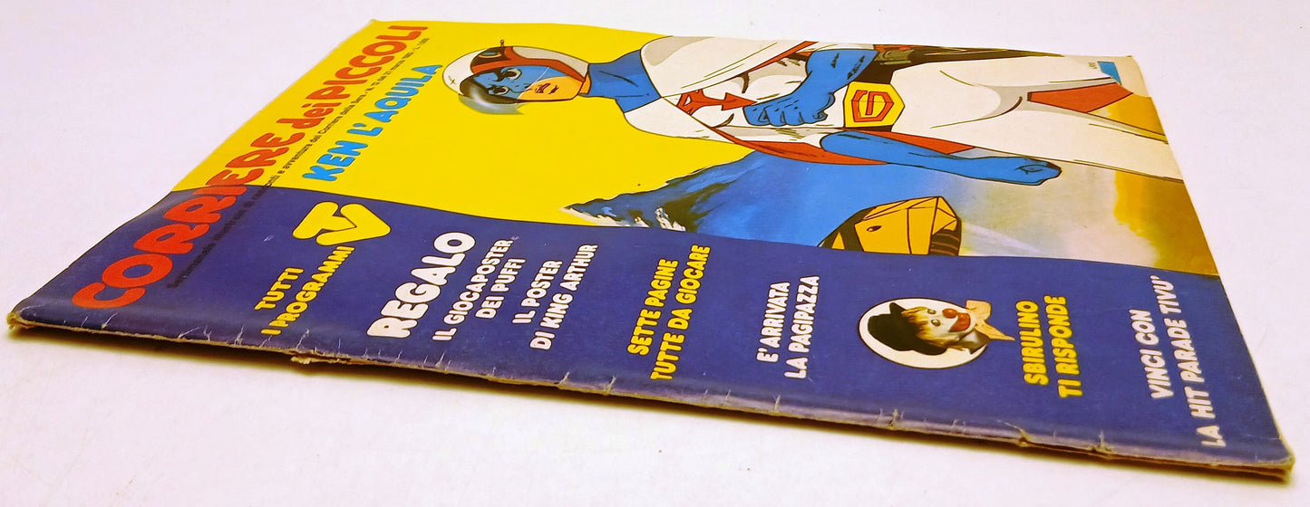 FR- CORRIERE DEI PICCOLI N.12 POSTER KING ARTHUR - 1982 - S - RVSa812