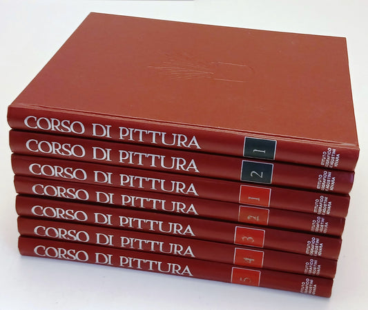 LZ- ENCICLOPEDIA CORSO DI PITTURA 1/2 + 1/5 7 VOLUMI - DeAGOSTINI - BLCP86