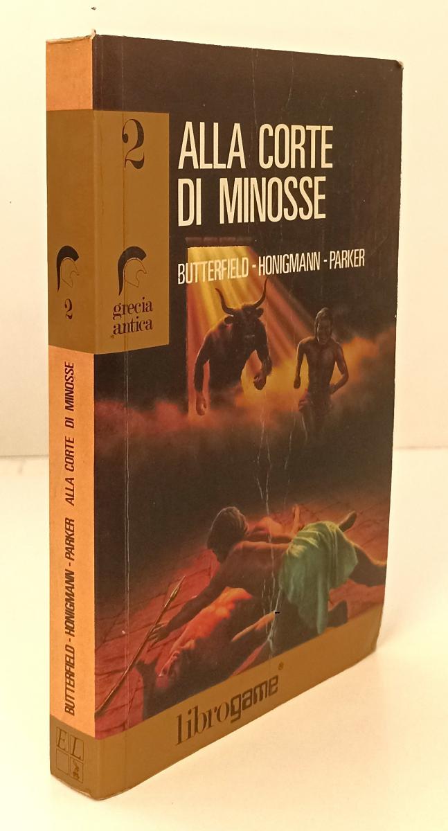 LF- GRECIA ANTICA 2 ALLA CORTE DI MINOSSE -- E. ELLE - LIBROGAME -- 1987- B- XFS