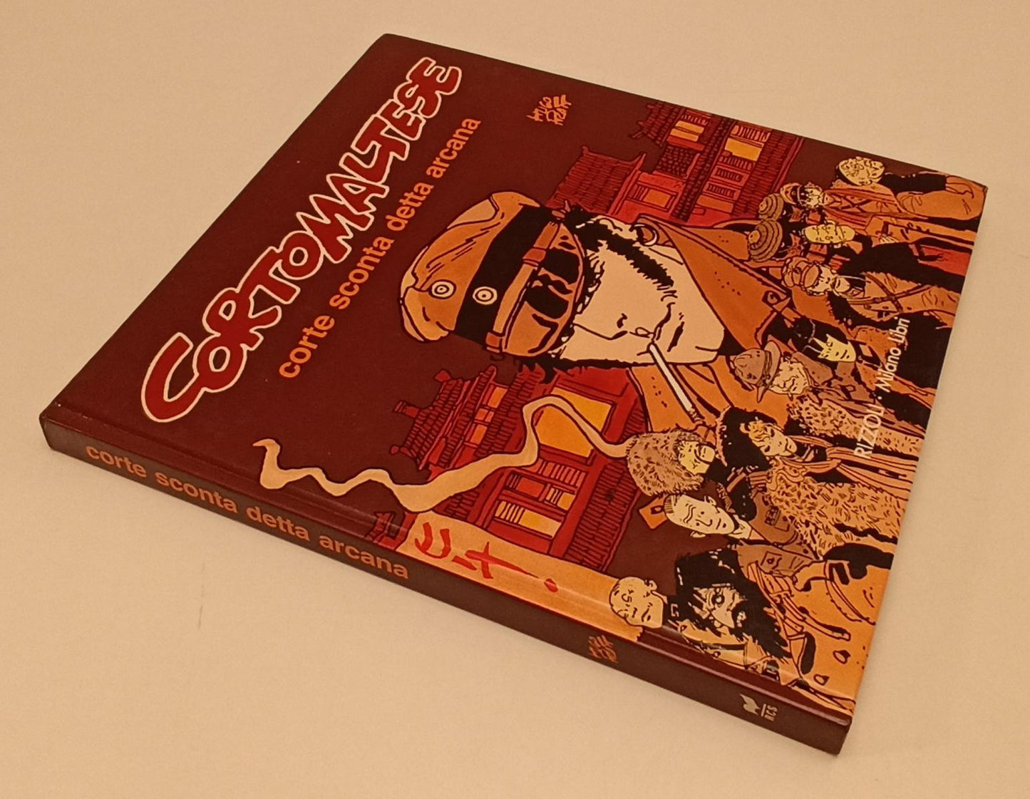 FV- CORTO MALTESE CORTE SCONTA DETTA ARCANA- PRATT- RIZZOLI MILANO LIBRI-- C-B24