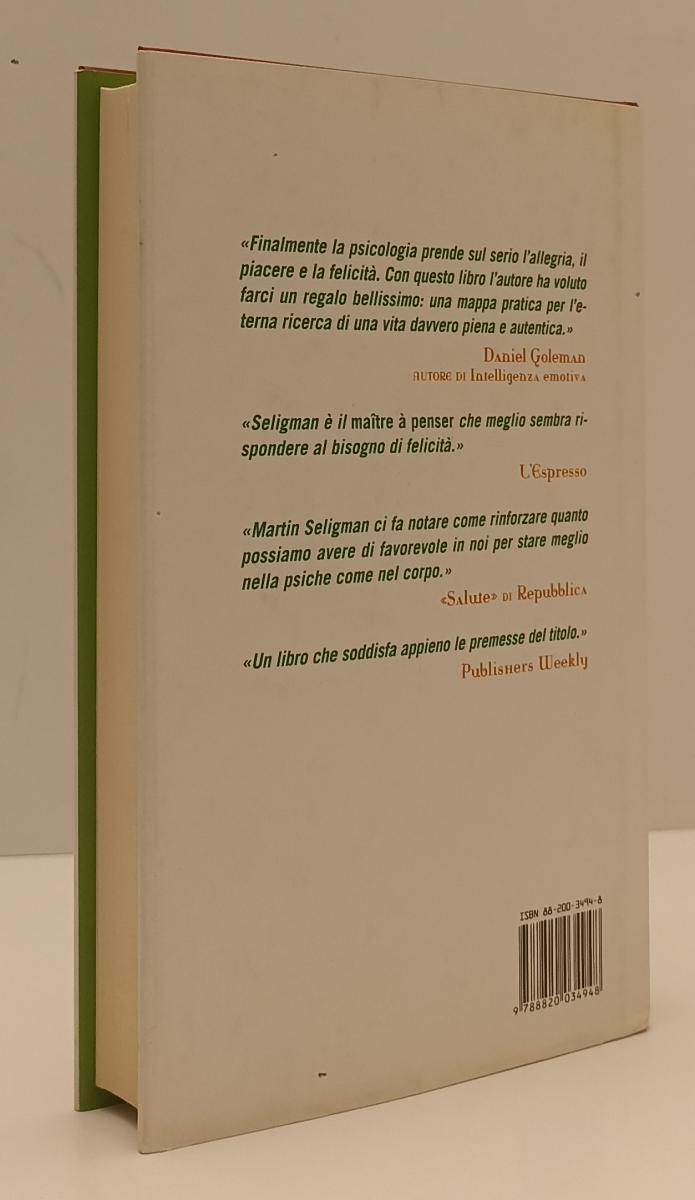 LZ- LA COSTRUZIONE DELLA FELICITA'- MARTIN SELIGMAN- SPERLING--- 2003- CS-XFS179