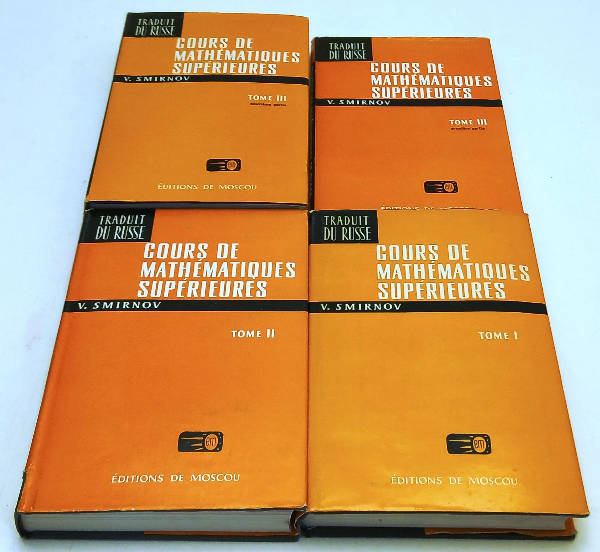 LZ- COURS DE MATHEMATIQUES SUPERIEURES 4 VOLUMI - SMIRNOV - MOSCOU - CS - YFS985
