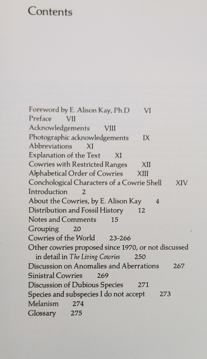 LZ- COWRIES OF THE WORLD - BURGESS - GORDON VERHOEF --- 1985- C- ZFS378