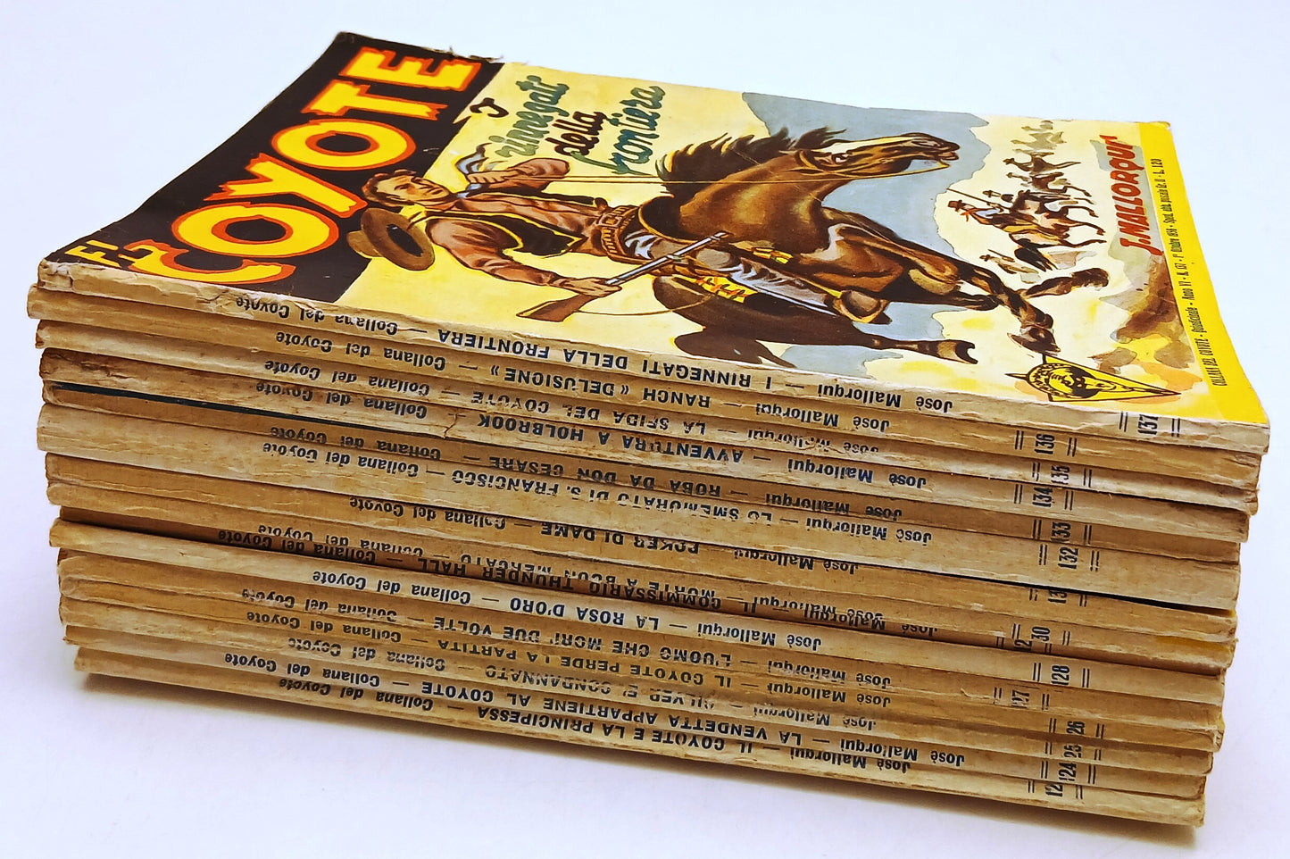 LN- EL COYOTE + I DESPERADOS 1/179 10 VOLUMI RILEGATI 1950/1958 MALLORQUI BLCP88