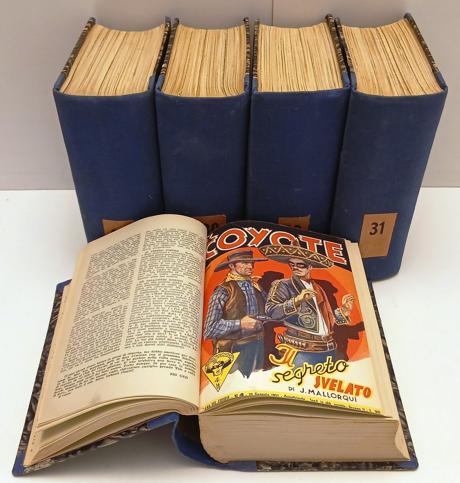 LN- EL COYOTE + I DESPERADOS 1/179 10 VOLUMI RILEGATI 1950/1958 MALLORQUI BLCP88