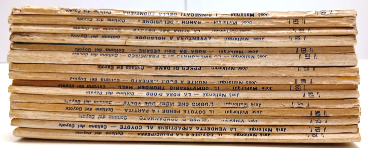 LN- EL COYOTE + I DESPERADOS 1/179 10 VOLUMI RILEGATI 1950/1958 MALLORQUI BLCP88