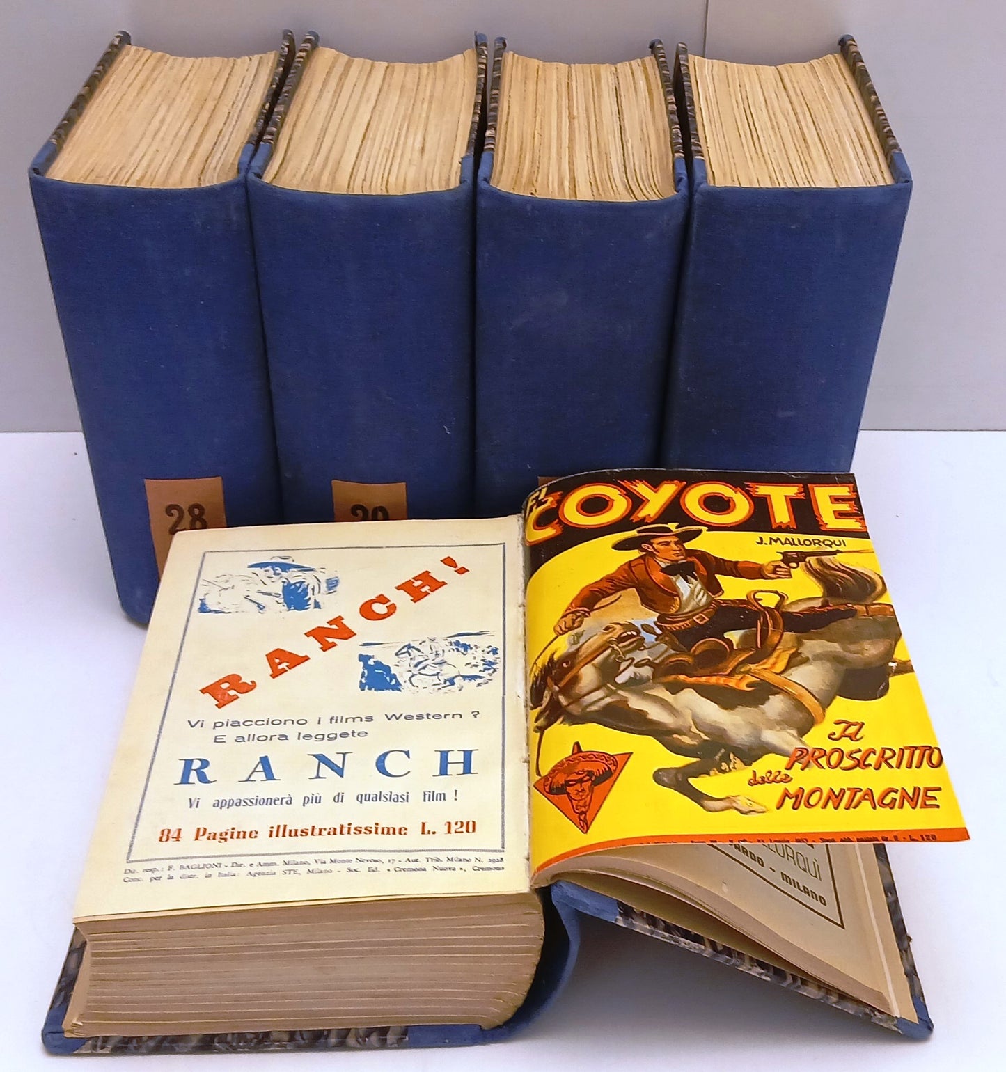 LN- EL COYOTE + I DESPERADOS 1/179 10 VOLUMI RILEGATI 1950/1958 MALLORQUI BLCP88