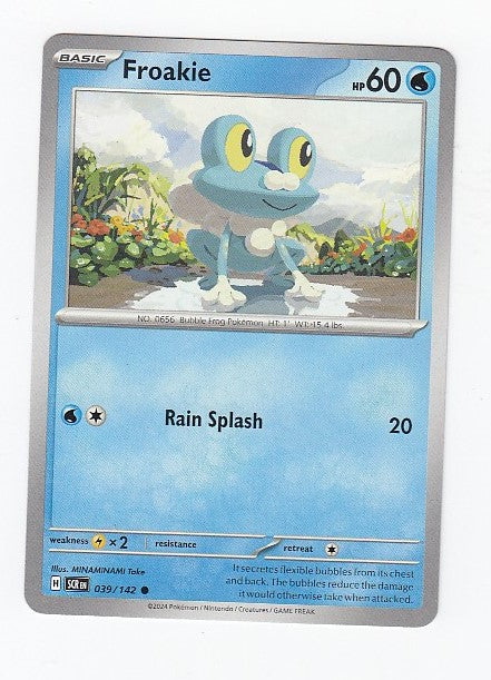POKEMON CARD CARTA - Froakie 39/142 comune - ENG - CRD176