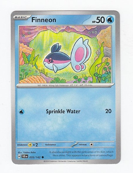 POKEMON CARD CARTA - Finneon 35/142 comune - ENG - CRD177