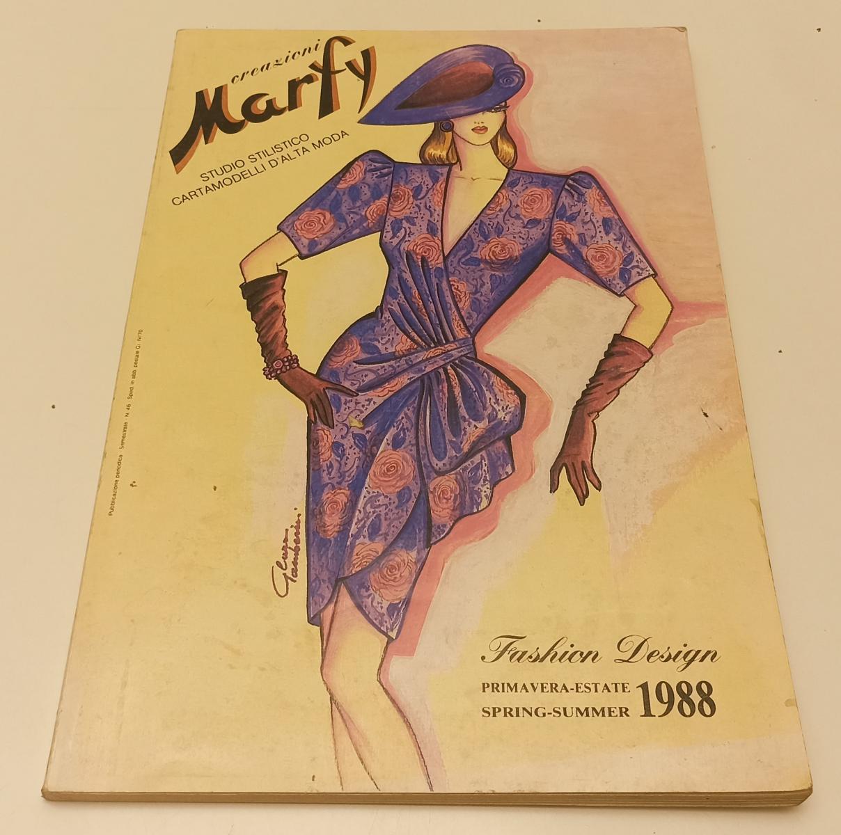 LZ- CREAZIONI MARFY SEMESTRALE 46 FASHION DESIGN PRIMAVERA/ESTATE 1988- B-YFS226