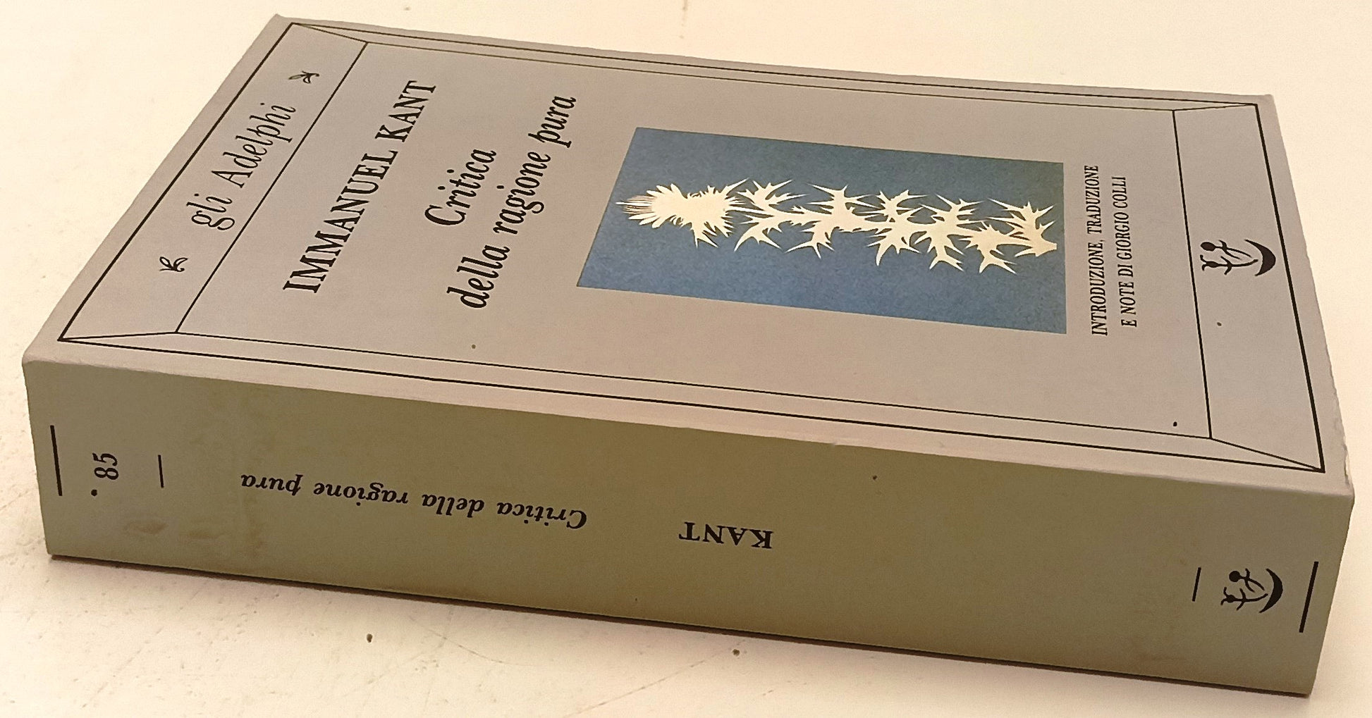 LS- CRITICA DELLA RAGIONE PURA - IMMANUEL KANT - GLI ADELPHI ---- B - XFS