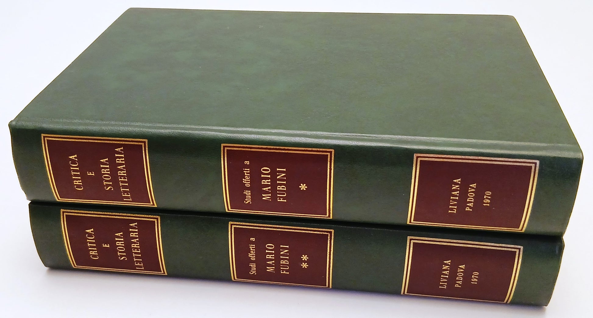 LZ- CRITICA E STORIA LETTERARIA 2 VOLUMI -- LIVIANA EDITRICE--- 1970- CS- YFS702