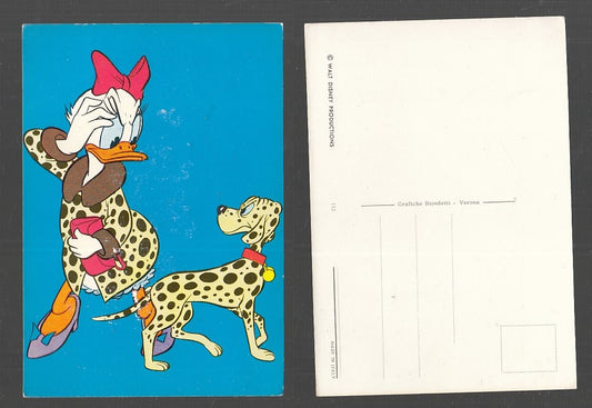 CC- CARTOLINA DISNEY PAPERINA CON CANE DALMATA- CRT1855
