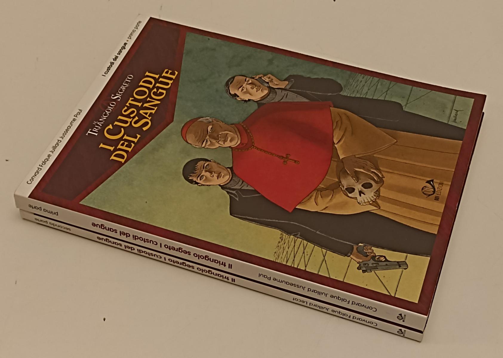 FV- IL TRIANGOLO SEGRETO I CUSTODI DEL SANGUE VOLUMI 1/2-- 001 EDIZIONI-- B- C24