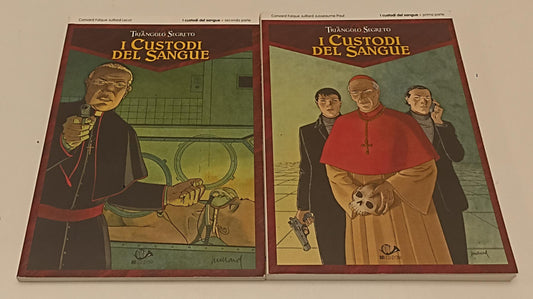 FV- IL TRIANGOLO SEGRETO I CUSTODI DEL SANGUE VOLUMI 1/2-- 001 EDIZIONI-- B- C24