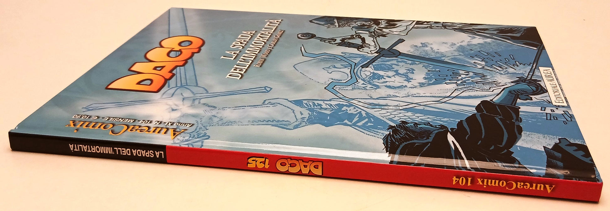 FV- AUREACOMIX N.104 DAGO N.125 LA SPADA DELL'IMMORTALITA' - WOOD- AUREA- C- G25