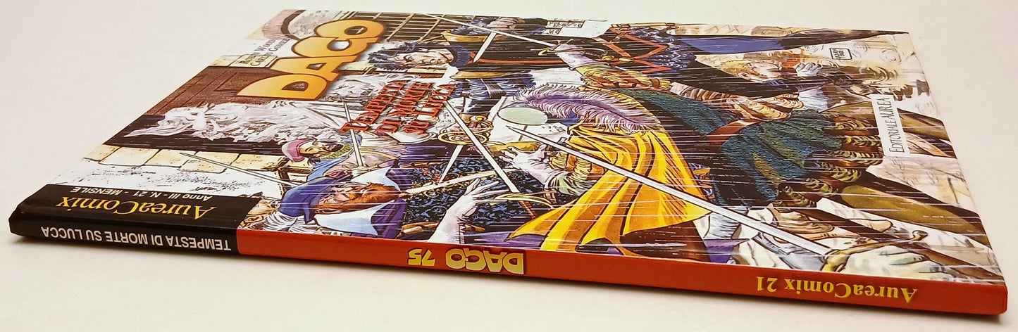 FV- AUREACOMIX N.21 DAGO N.75 TEMPESTA DI MORTE SU LUCCA - WOOD - AUREA - C- G25