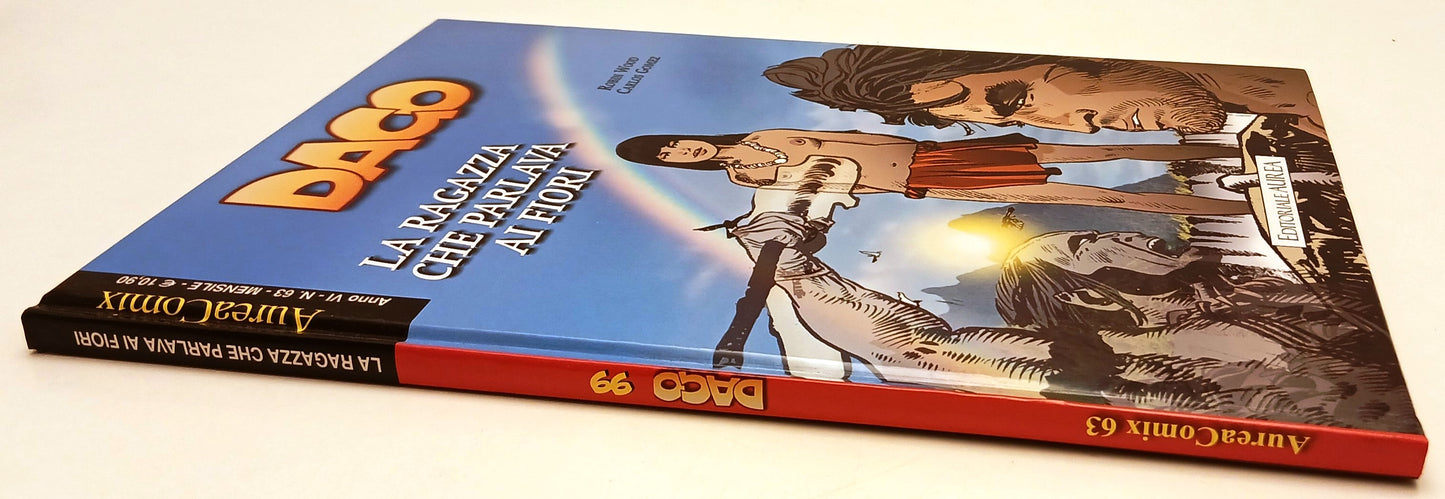 FV- AUREACOMIX N.63 DAGO N.99 RAGAZZA CHE PARLAVA AI FIORI - WOOD- AUREA- C- G25