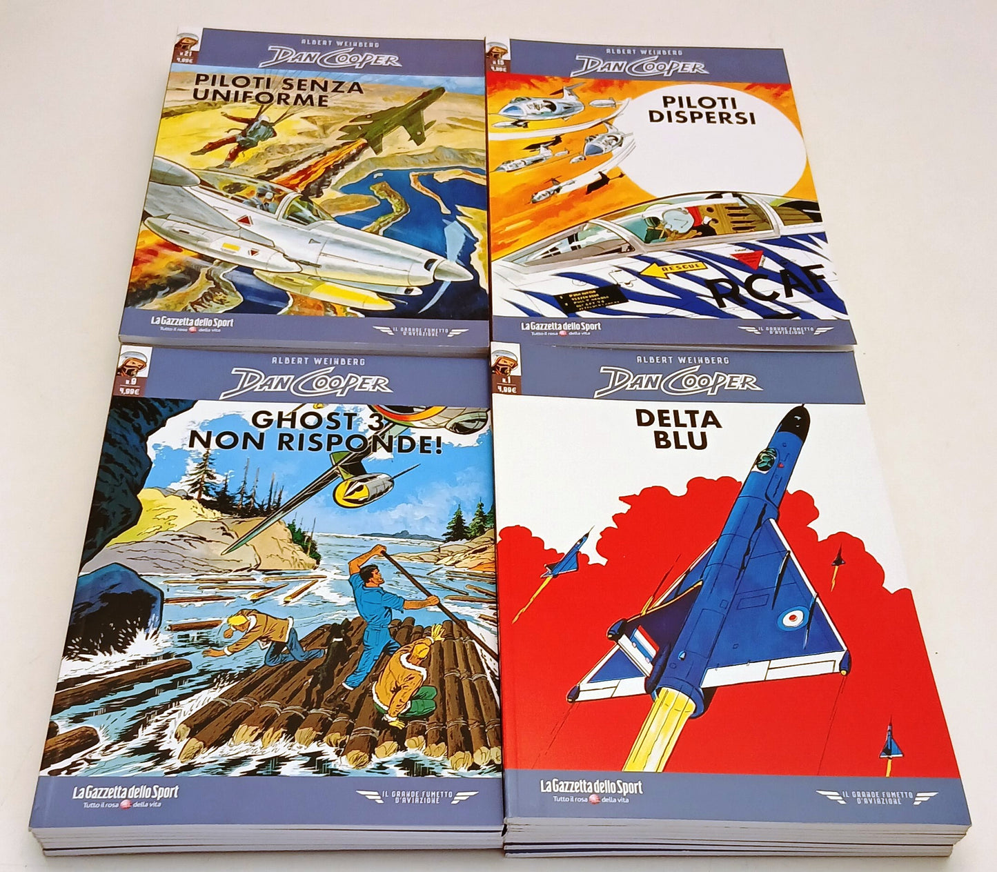 FZ- GRANDE FUMETTO D'AVIAZIONE DAN COOPER 1/26 COMPLETA - WEINBERG - GdS- B- Z25