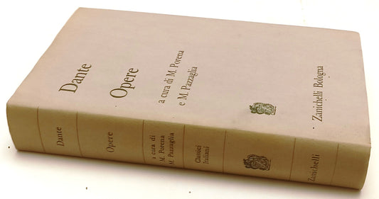 LN- OPERE - DANTE - ZANICHELLI - CLASSICI ITALIANI - 1a ED. - 1966 - CS - XFS207