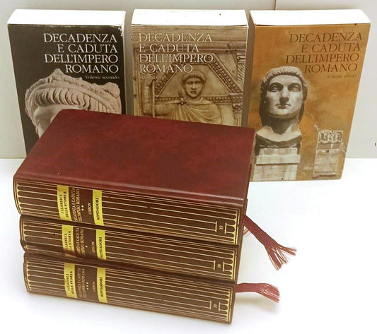 LS- DECADENZA E CADUTA DELL'IMPERO ROMANO 3 VOLUMI- GIBBON- MONDADORI- 2010- XFS