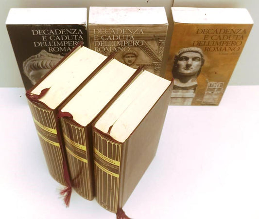 LS- DECADENZA E CADUTA DELL'IMPERO ROMANO 3 VOLUMI- GIBBON- MONDADORI- 2010- XFS