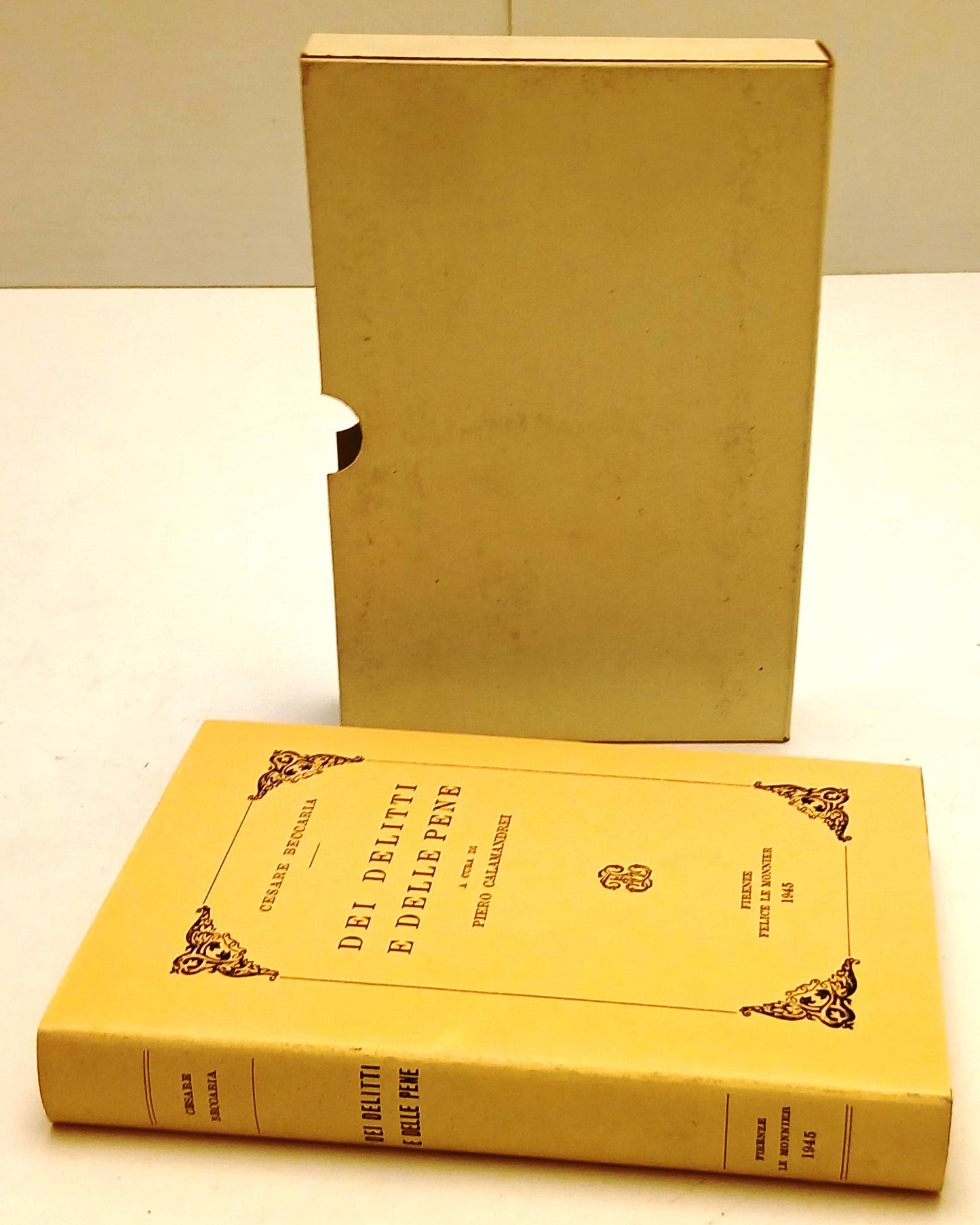LN- DEI DELITTI E DELLE PENE ANASTATICA- CESARE BECCARIA- LE MONNIER- CS- YFS967