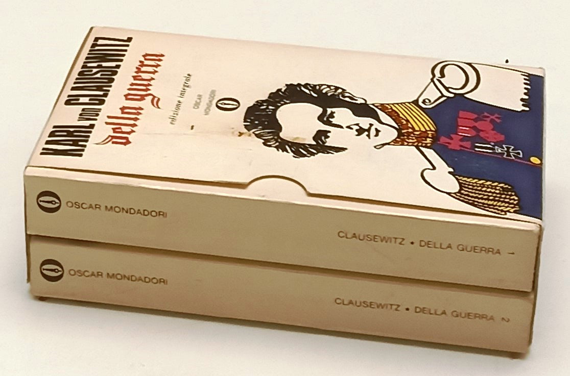 LN- DELLA GUERRA 2 VOLUMI - KARL VON CLAUSEWITZ- MONDADORI- OSCAR-- 1970- B- XFS