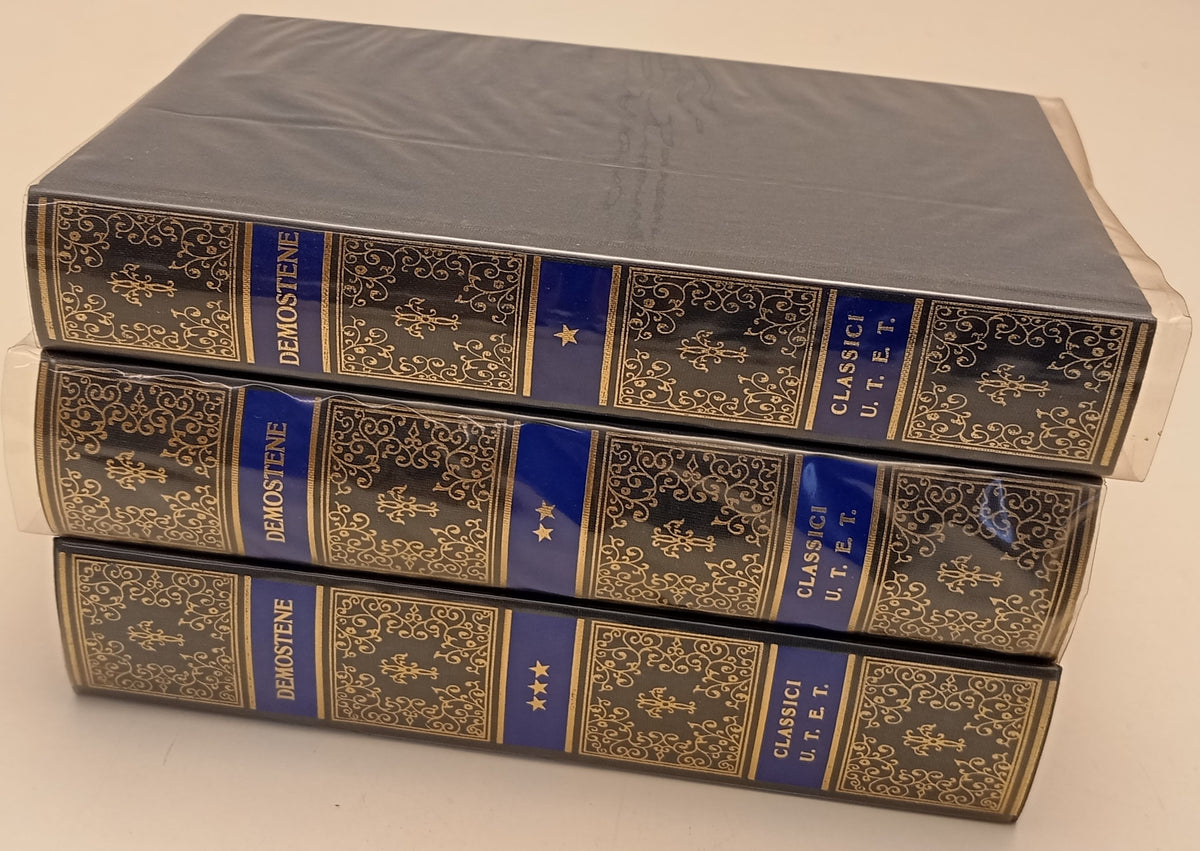 Discorsi e Lettere 3 volumi - Demostene - UTET Classici Greci - XFS