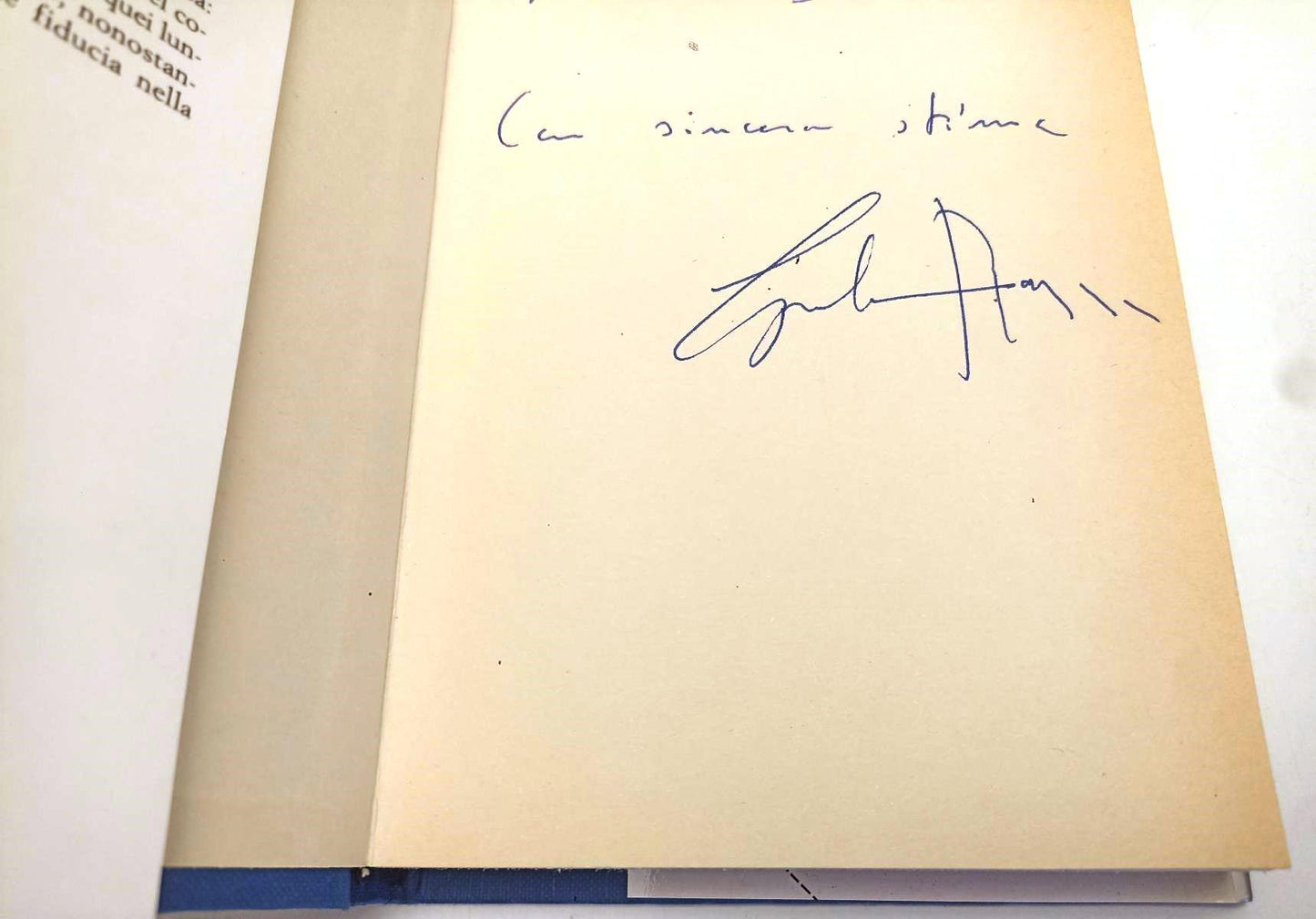 LS- DENTRO UNA VITA AUTOGRAFO - GIULIANO RAVIZZA - RUSCONI --- 1990 - CS- YFS483