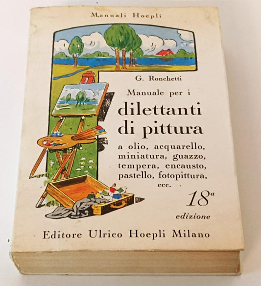 LZ- MANUALE PER I DILETTANTI DI PITTURA - RONCHETTI - HOEPLI --- 1970 - B - XFS