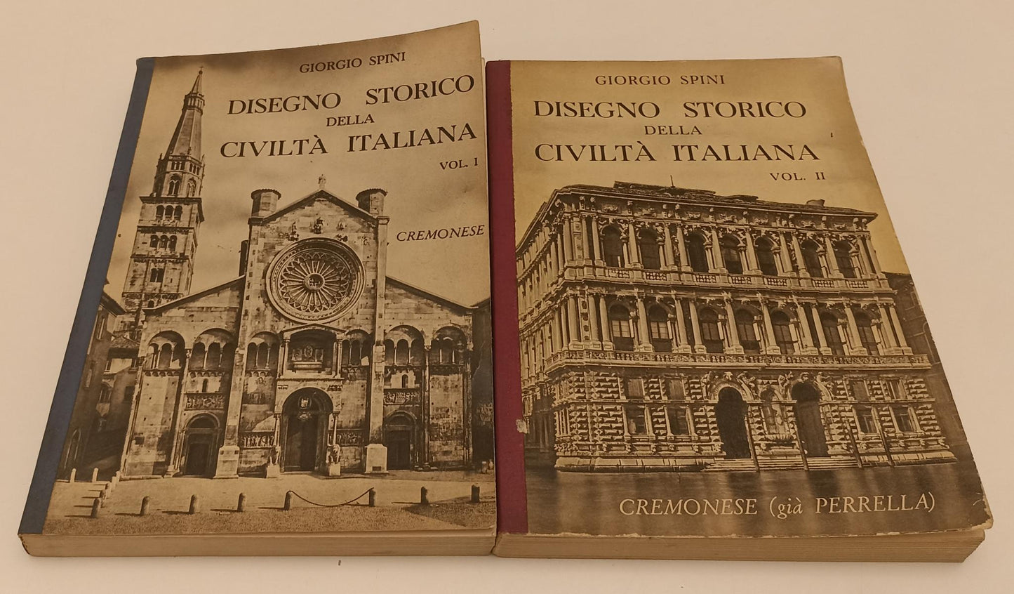 LS- DISEGNO STORICO CIVILTA' ITALIANA 1/2 - SPINI - CREMONESE --- 1958- B- XFS20