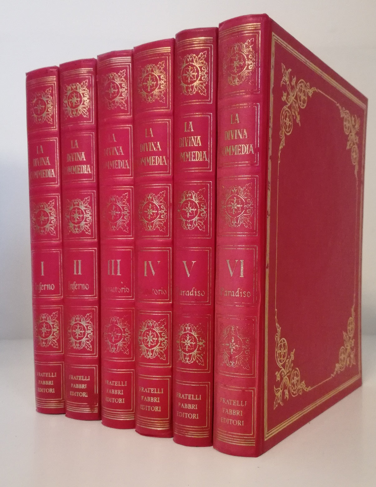 LN- LA DIVINA COMMEDIA 6 VOLUMI ILLUSTRATA - DANTE - FABBRI--- 1982- C- YFS
