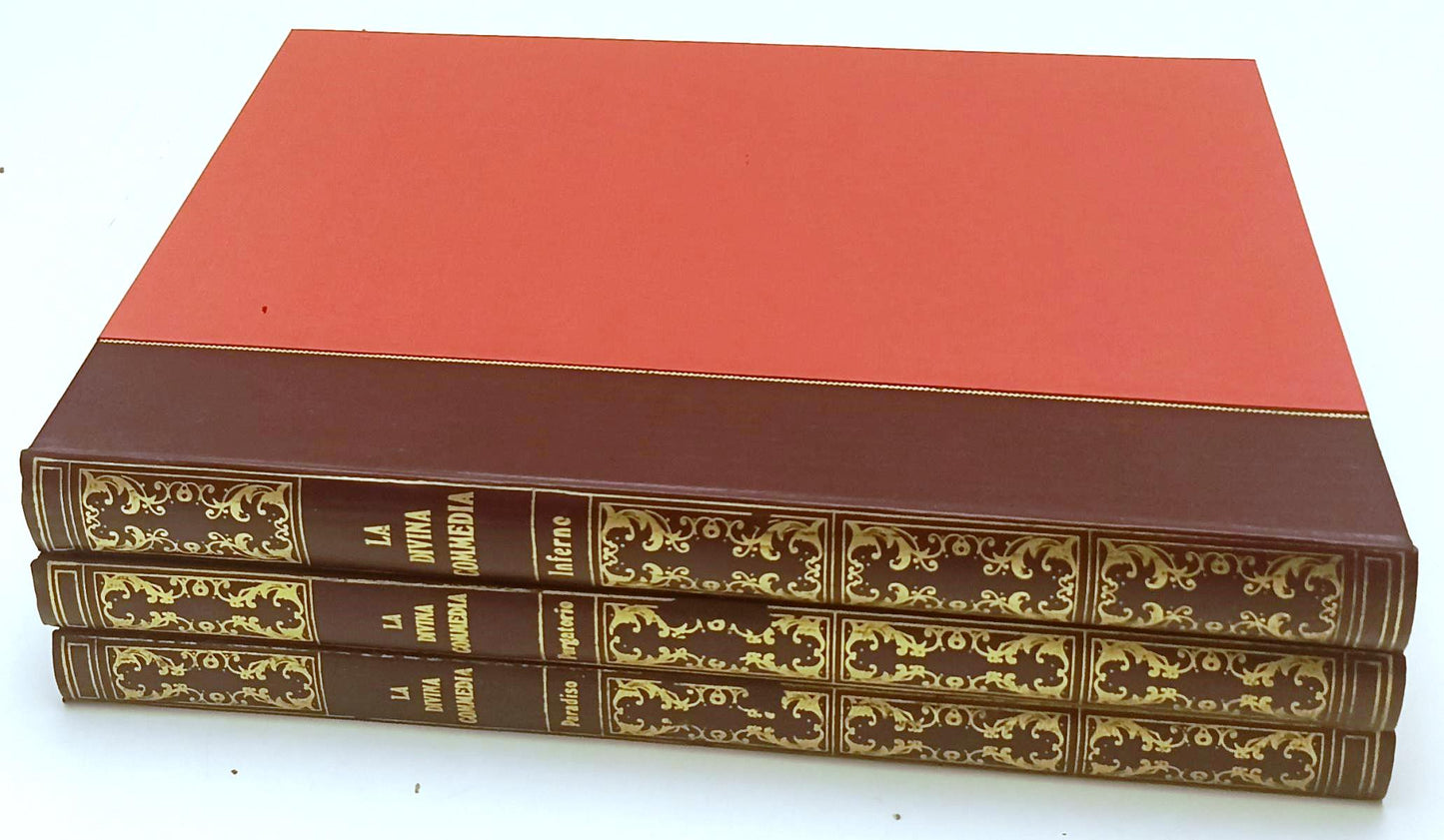 LN- LA DIVINA COMMEDIA 3 VOLUMI DANTE DEGLI ALLEGHERII - DORE' DALLA LANA - XFS
