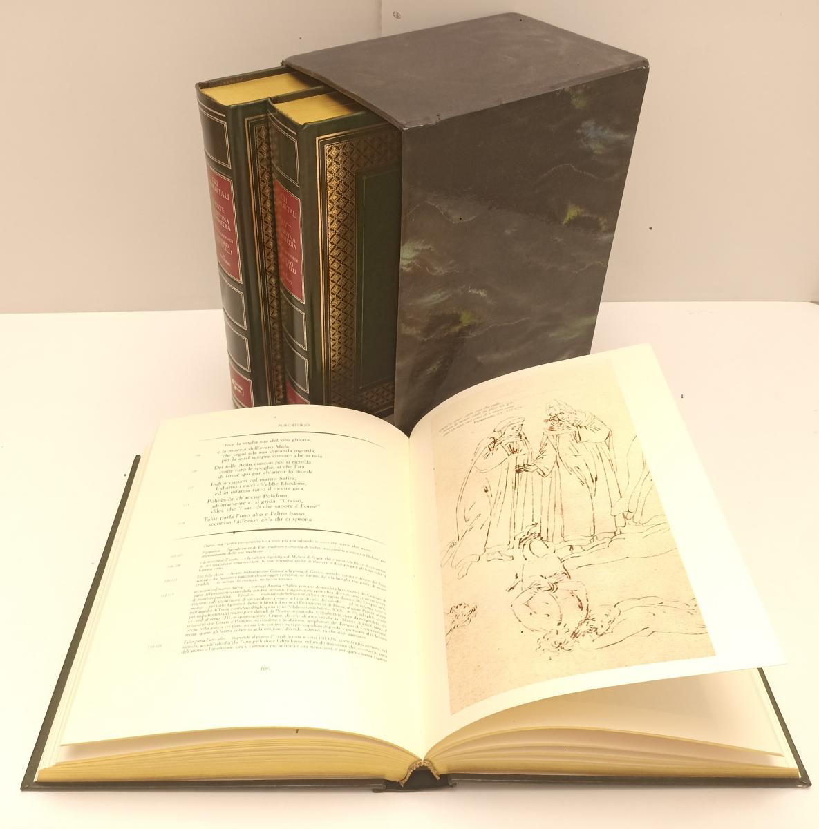 LN- LA DIVINA COMMEDIA 3 VOLUMI- DANTE- MASTER ITALIA- GLI IMMORTALI- 1988-C-ZFS319