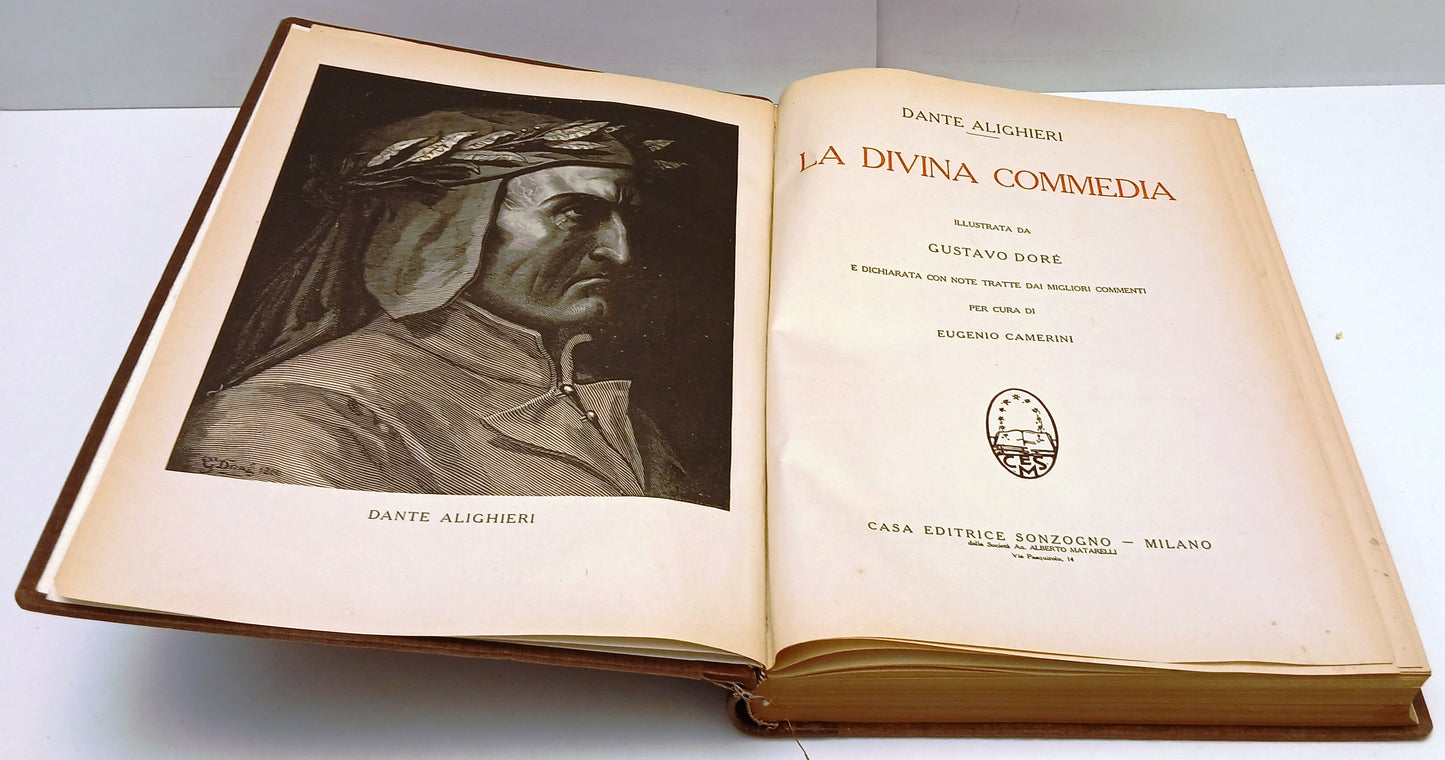 LN- LA DIVINA COMMEDIA illustrata da GUSTAVO DORE' - DANTE - SONZOGNO- C- YFS763