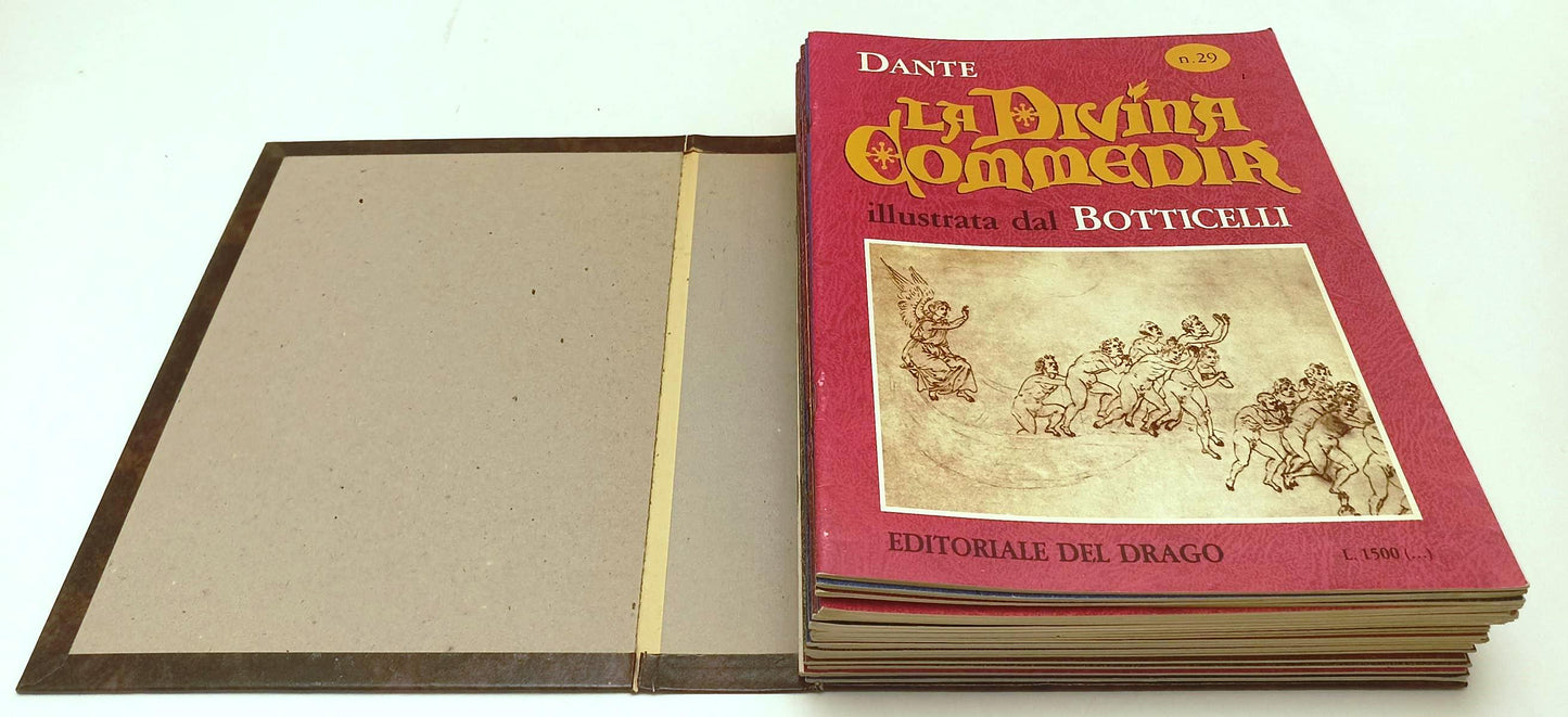 LN- LA DIVINA COMMEDIA BOTTICELLI FASCICOLI COMPLETA- DANTE ALIGHIERI- DEL DRAGO- XFS