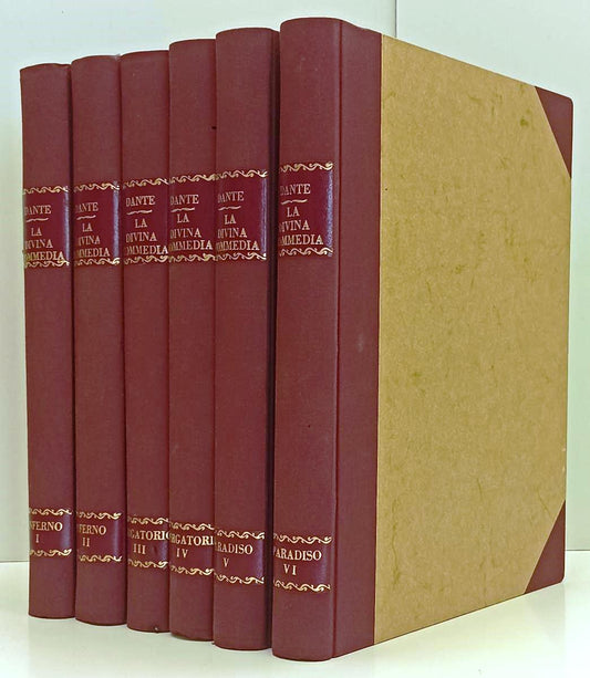 LN- LA DIVINA COMMEDIA 6 VOLUMI - DANTE ALIGHIERI - FABBRI --- 1963- C- BLCP16