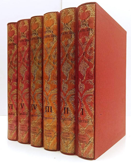 LN- LA DIVINA COMMEDIA 6 VOLUMI - DANTE ALIGHIERI - FABBRI--- 1963- CS- BLCG2