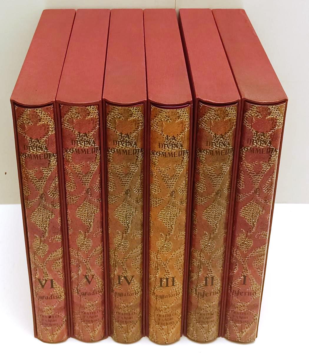 LN- LA DIVINA COMMEDIA 6 VOLUMI - DANTE ALIGHIERI - FABBRI--- 1963- CS- BLCG2