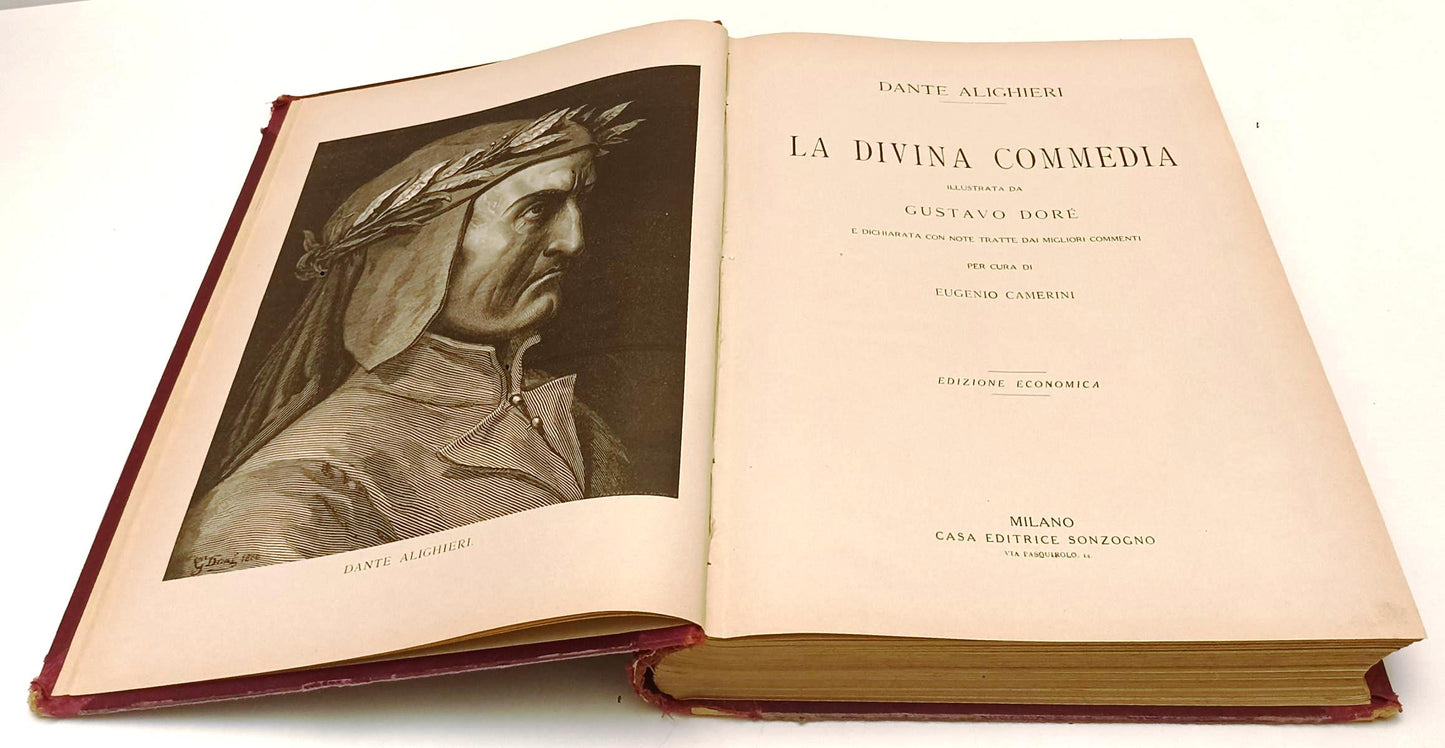 LN- LA DIVINA COMMEDIA GUSTAVO DORE' - DANTE ALIGHIERI- SONZOGNO- C- YFS915