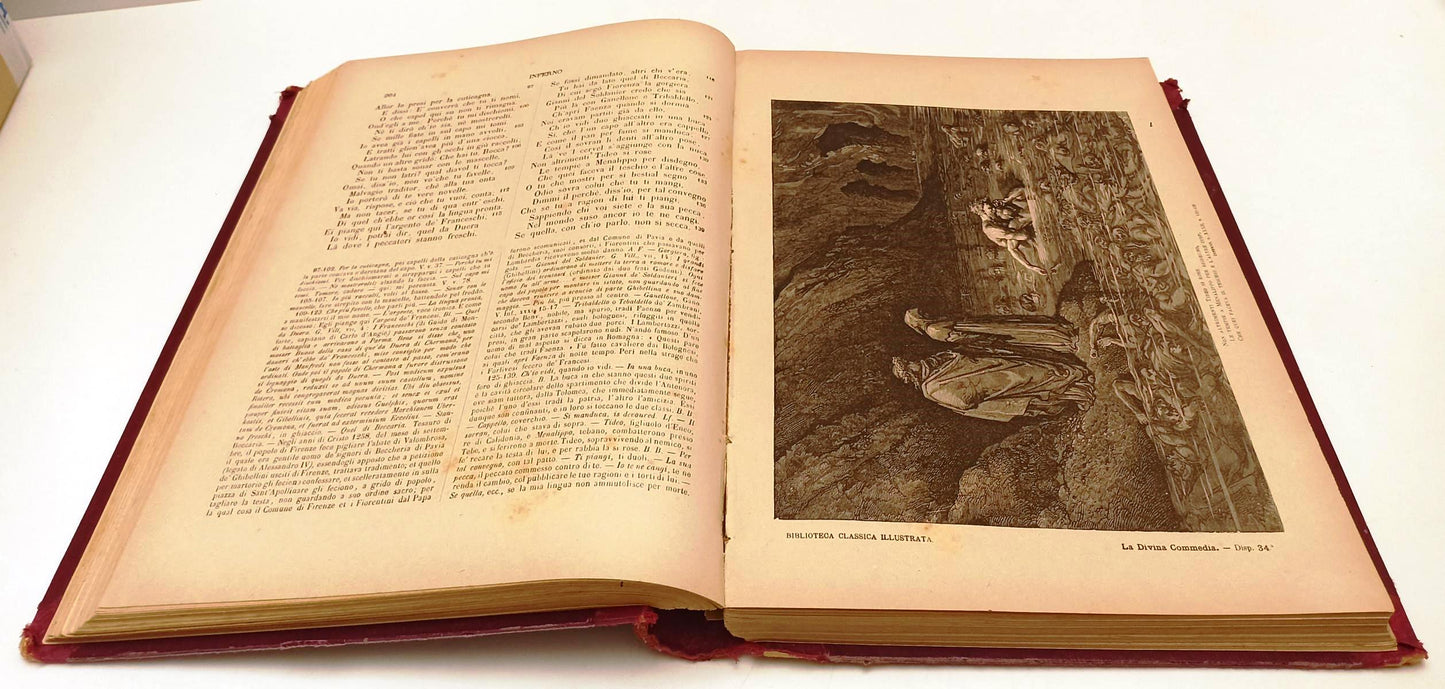 LN- LA DIVINA COMMEDIA GUSTAVO DORE' - DANTE ALIGHIERI- SONZOGNO- C- YFS915