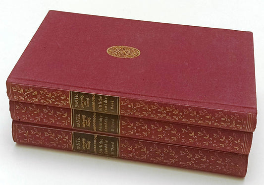 LN- LA DIVINA COMMEDIA 3 VOLUMI ITALIANO TEDESCO - DANTE ALIGHIERI - C - XFS209