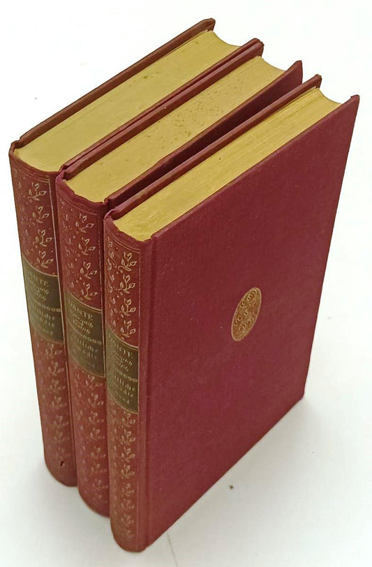 LN- LA DIVINA COMMEDIA 3 VOLUMI ITALIANO TEDESCO - DANTE ALIGHIERI - C - XFS209