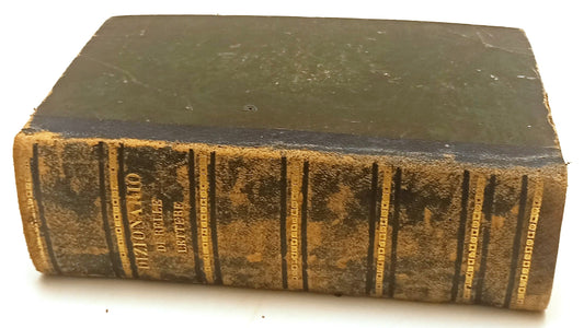 LH- DIZIONARIO DI BELLE LETTERE 3 TOMI VOLUME RILEGATO- BETTINELLI- 1795- XFS133