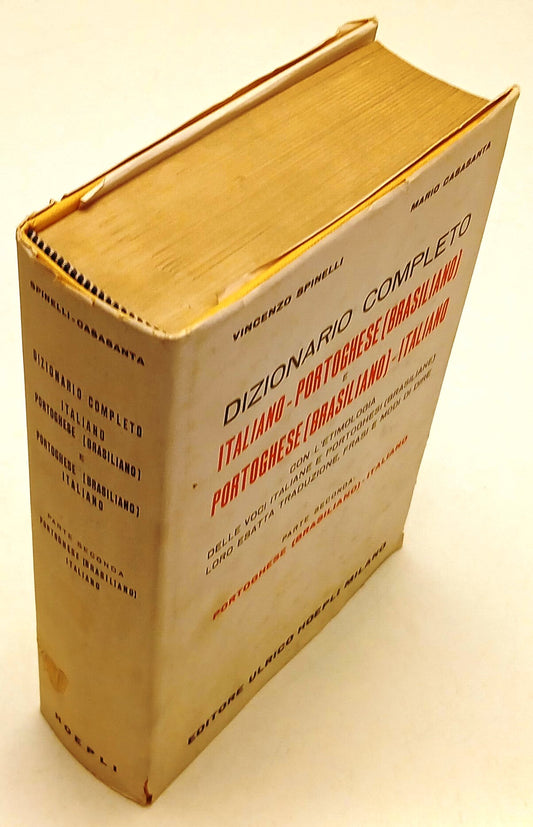 LZ- DIZIONARIO COMPLETO PORTOGHESE BRASILIANO- SPINELLI CASASANTA- HOEPLI- ZFS61