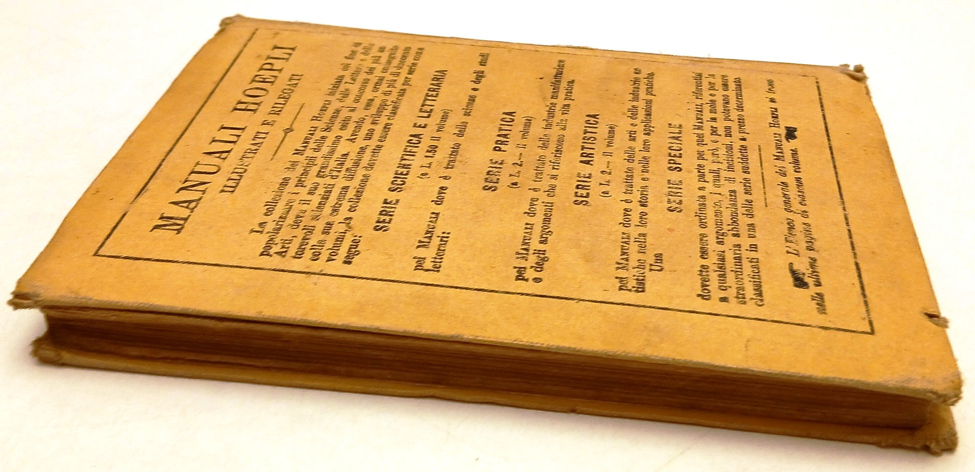 LZ- DIZIONARIO ITALIANO VOLAPUK - CARLO MATTEI - HOEPLI - MANUALI-- 1890- C- XFS