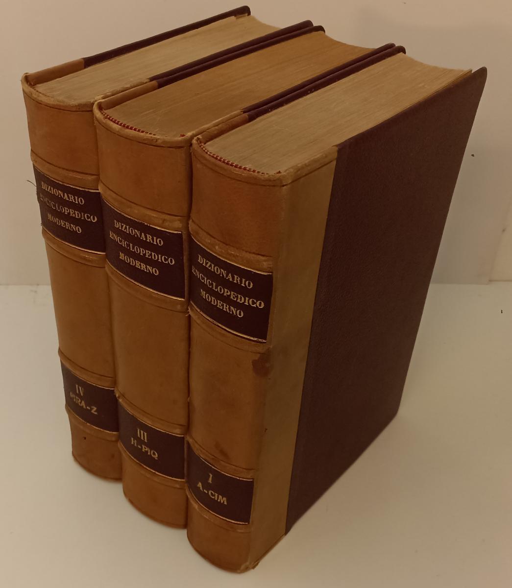LZ- DIZIONARIO ENCICLOPEDICO MODERNO I,III,IV -- EDIZIONI LABOR- 1943- C- BLCP38