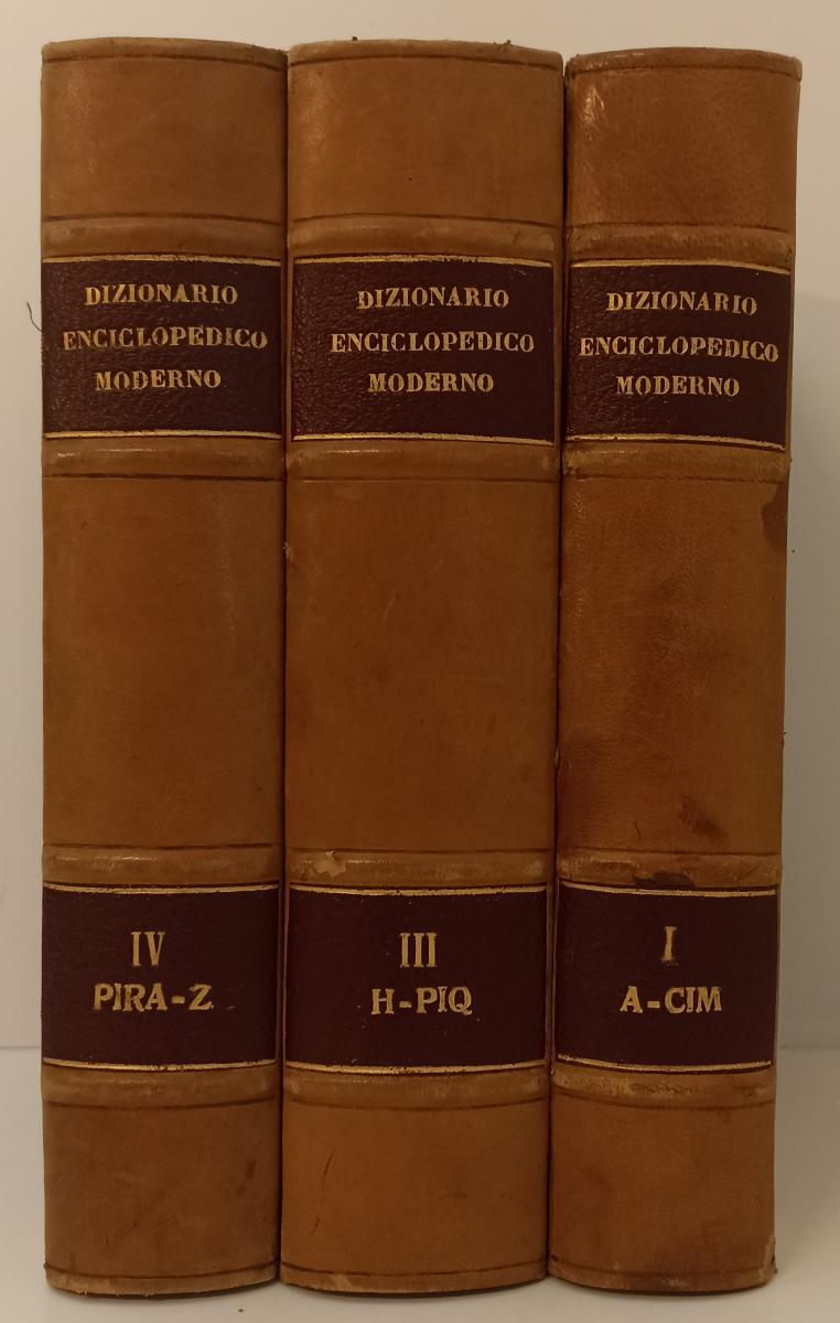 LZ- DIZIONARIO ENCICLOPEDICO MODERNO I,III,IV -- EDIZIONI LABOR- 1943- C- BLCP38